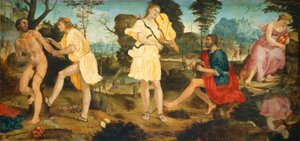 Apollo och Marsyas, ca 1540